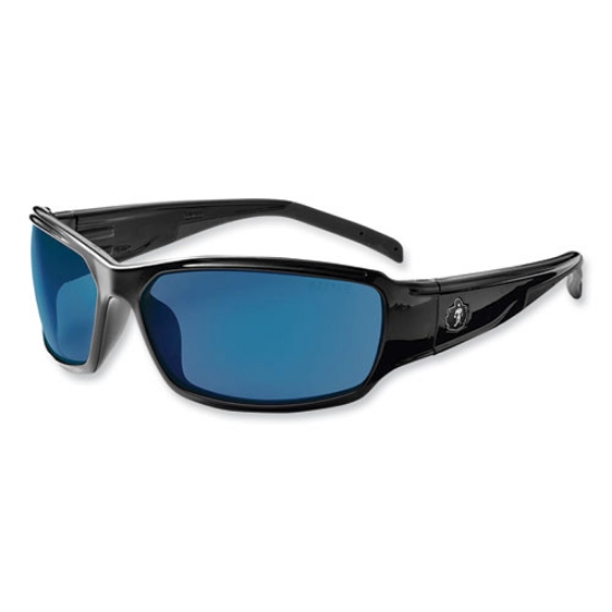 Picture of Skullerz Thor Safety Glasses, Black Nylon Impact Frame, Blue Mirror Polycarbonate Lens, Ships in 1-3 Business Days