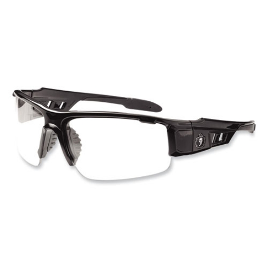 Picture of Skullerz Dagr Safety Glasses, Black Nylon Impact Frame, Anti-Fog Clear Polycarbonate Lens, Ships in 1-3 Business Days