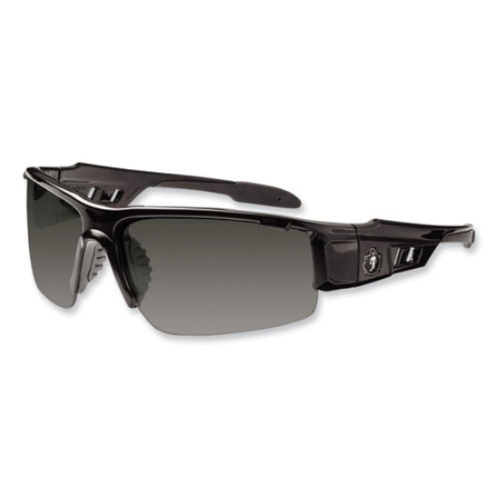 Picture of Skullerz Dagr Safety Glasses, Black Nylon Impact Frame, Anti-Fog Smoke Polycarbonate Lens, Ships in 1-3 Business Days