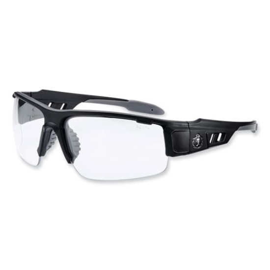 Picture of Skullerz Dagr Safety Glasses, Matte Black Nylon Impact Frame, Clear Polycarbonate Lens, Ships in 1-3 Business Days