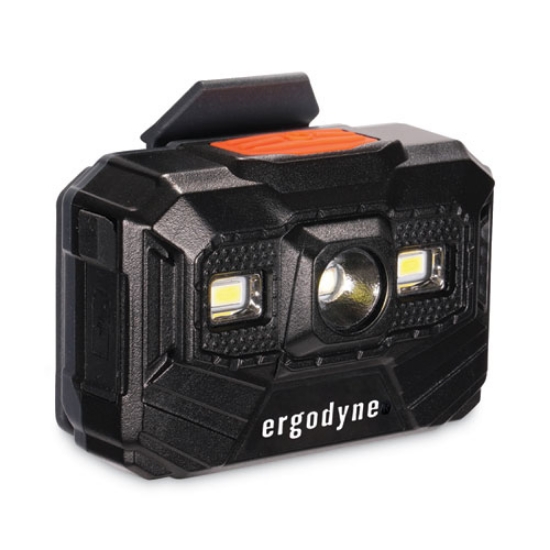 Picture of Skullerz 8987 Rechargeable Hard Hat LED Light, 2.5 x 3 x 2, Black, Ships in 1-3 Business Days