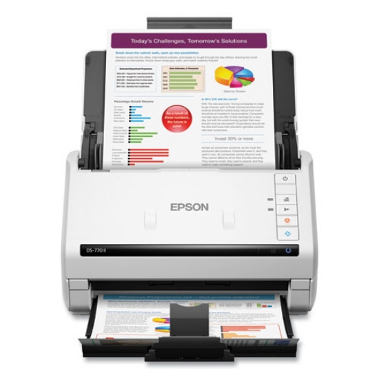Picture of Ds-770 Ii Color Duplex Document Scanner, 600 Dpi Optical Resolution, 100-Sheet Duplex Auto Document Feeder