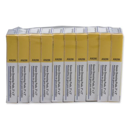 Picture of Refill Gauze Pads For Ansi-Compliant First Aid Kits/cabinets, Sterile, 3 X 3, 40/pack