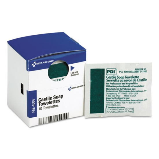 Picture of Smartcompliance Castile Soap Towelettes, 10/box