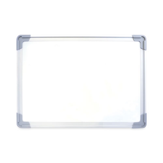 Picture of Dual-Sided Desktop Dry Erase Board, 18 x 12, White Surface, Silver Aluminum Frame