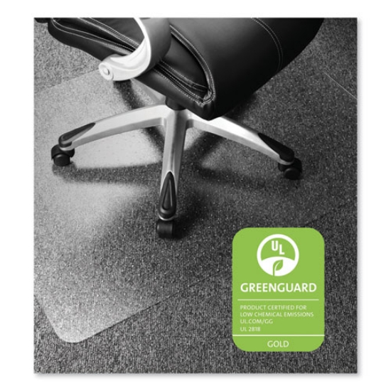 Picture of Cleartex Ultimat Xxl Polycarb Square Office Mat For Carpets, 59 X 79, Clear