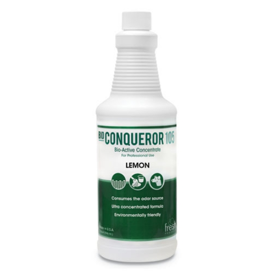 Picture of Bio Conqueror 105 Enzymatic Odor Counteractant Concentrate, Citrus, 32 Oz Bottle, 12/carton