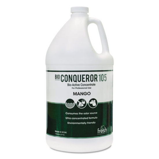 Picture of Bio Conqueror 105 Enzymatic Odor Counteractant Concentrate, Mango, 1 Gal Bottle, 4/carton