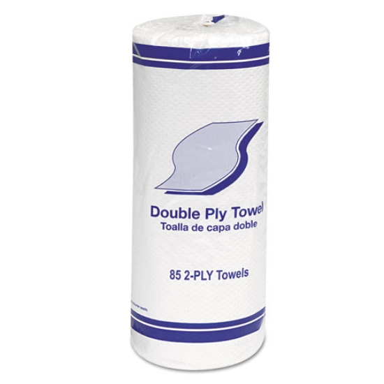 Picture of Kitchen Roll Towels, 2-Ply, 11 x 7.8, White, 85/Roll, 30 Rolls/Carton