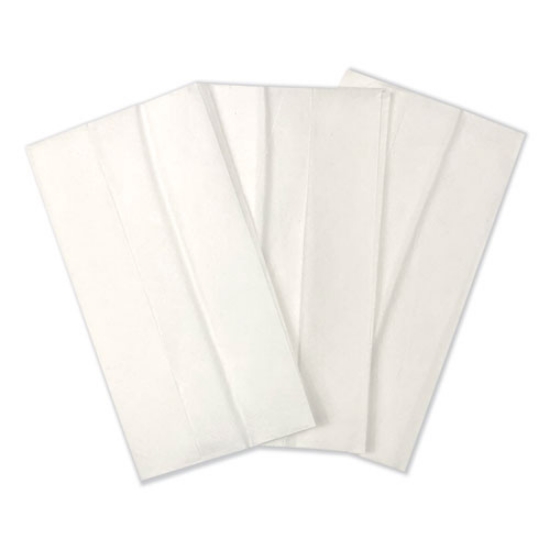 Picture of Tall-Fold Napkins, 1-Ply, 7 X 13 1/4, White, 10,000/carton