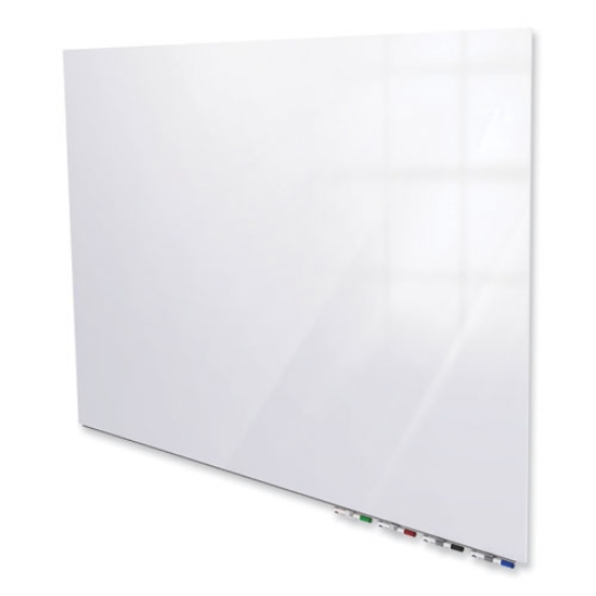 Picture of Aria Low Profile Magnetic Glass Whiteboard, 120 x 48, White Surface, Ships in 7-10 Business Days
