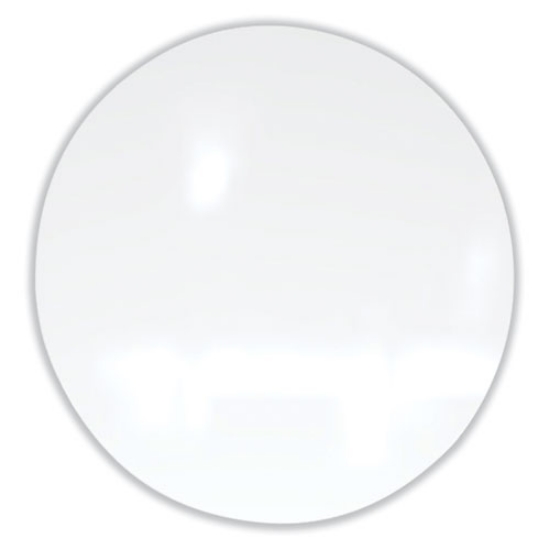 Picture of Coda Low Profile Circular Non-Magnetic Glassboard, 24 Diameter, White Surface, Ships in 7-10 Business Days