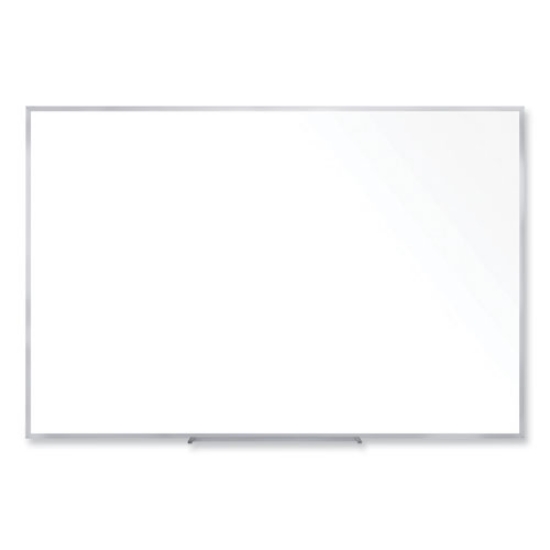 Picture of Non-Magnetic Whiteboard with Aluminum Frame, 60.63 x 48.47, White Surface, Satin Aluminum Frame, Ships in 7-10 Business Days