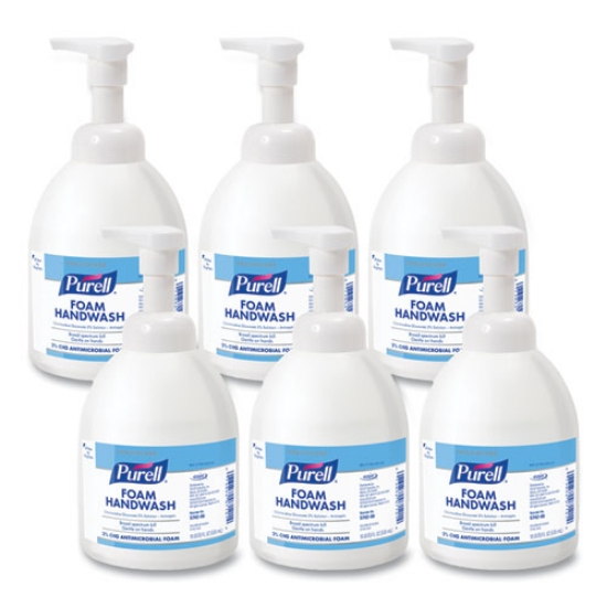 Picture of Healthcare HEALTHY SOAP 2% CHG Antimicrobial Foam, Fragrance Free, 535 mL Pump Bottle, 4/Carton