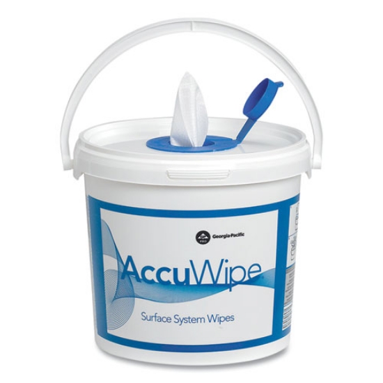 Picture of Pacific Blue Select Surface System Bucket, 7.8 X 7.8 X 7, White/blue, 6/carton