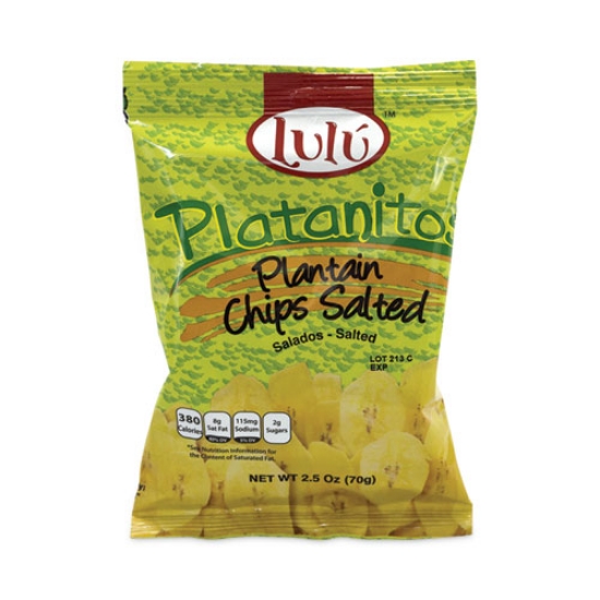 Picture of Platanitos Plantain Chips, 2.5 oz/Pack, 30 Packs/Carton, Ships in 1-3 Business Days