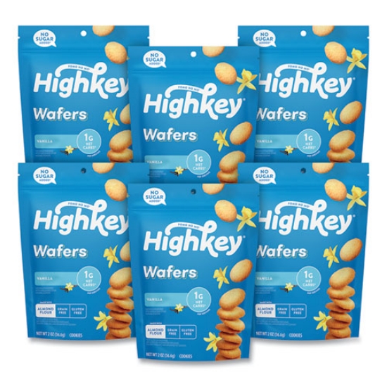 Picture of Vanilla Wafer, Vanilla, 2 oz Packet, 6/Carton, Ships in 1-3 Business Days