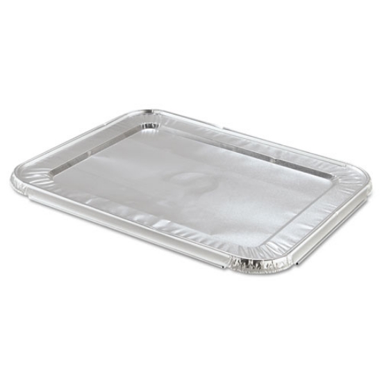 Picture of Steam Pan Foil Lids, Fits Half-Size Pan, 12.81 x 10.44, 100/Carton