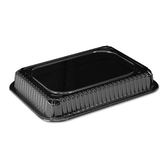Picture of PLASTIC DOME LID, RECTANGLE, FITS 1 LB OBLONG PAN 2060, CLEAR, 500/CARTON