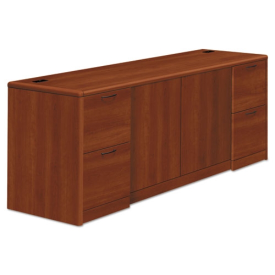 Picture of 10700 Series Credenza W/doors, 72w X 24d X 29.5h, Cognac
