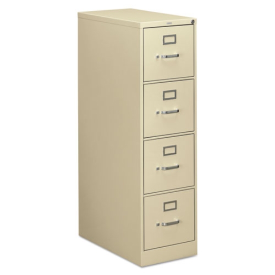 Picture of 310 Series Vertical File, 4 Letter-Size File Drawers, Putty, 15" X 26.5" X 52"