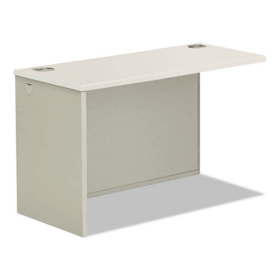 Picture of 38000 SERIES RETURN SHELL, LEFT, 33.75W X 65D X 4.19H, SILVER MESH/LIGHT GRAY