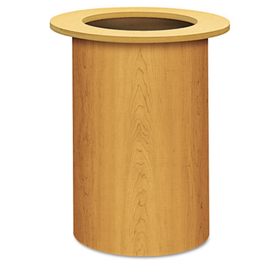 Picture of laminate cylinder table base, 18" diameter x 28h, harvest