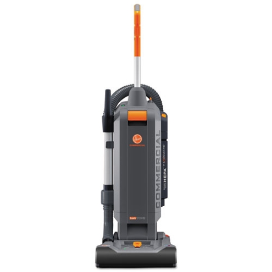Picture of Hushtone Vacuum Cleaner With Intellibelt, 13" Cleaning Path, Gray/orange