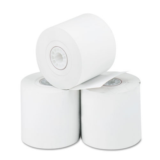 Picture of Direct Thermal Printing Thermal Paper Rolls, 2.25" X 165 Ft, White, 3/pack