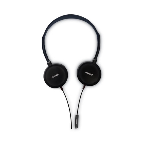 Picture of HP200 Headphone with Microphone, 6 ft Cord, Black