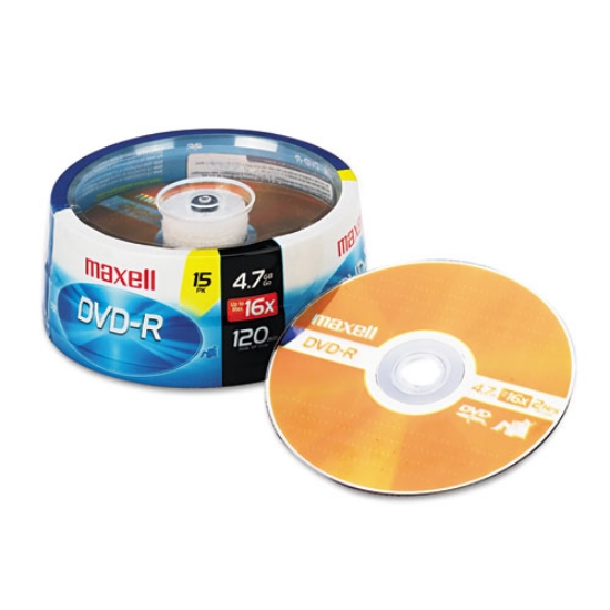 Picture of Dvd-R Recordable Disc, 4.7 Gb, 16x, Spindle, Gold, 15/pack