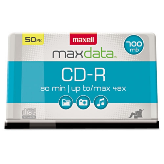 Picture of Cd-R Discs, 700 Mb/80 Min, 48x, Spindle, Silver, 50/pack