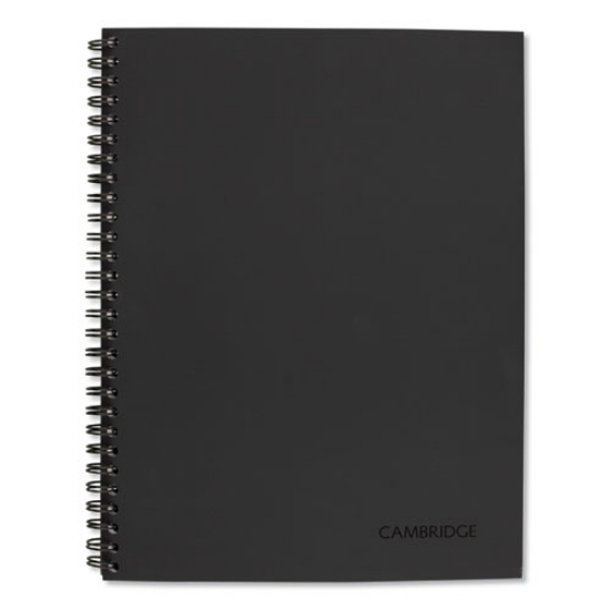 Picture of Wirebound Guided Action Planner Notebook, 1-Subject, Project-Management Format, Dark Gray Cover, (80) 9.5 x 7.5 Sheets