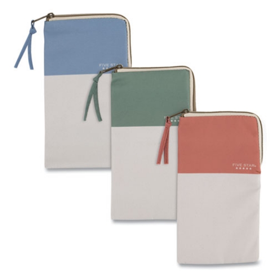 Picture of Recycled Pencil Pouch, 5 x 0.5 x 9, Randomly Assorted Colors