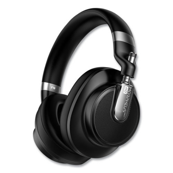Picture of verve hd 360 hybrid anc wireless over-ear headphones, black/platinum