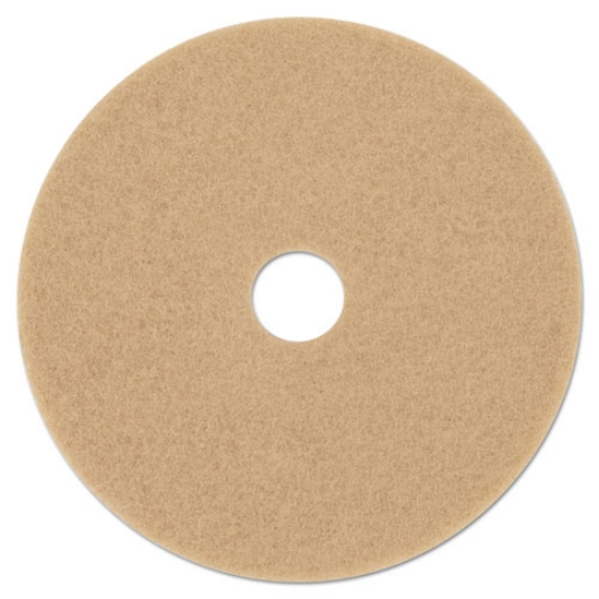 Picture of Ultra High-Speed Floor Burnishing Pads 3400, 17" Diameter, Tan, 5/carton