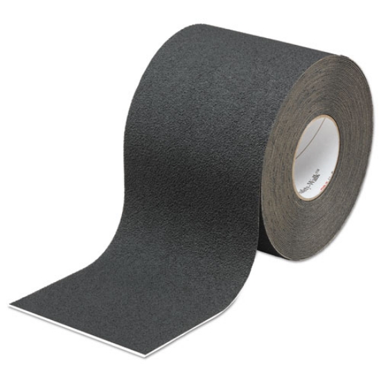 Picture of Safety-Walk Slip-Resistant Medium Resilient Tread Rolls, 4" X 60 Ft, Black