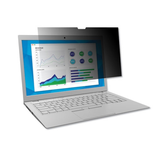 Picture of Frameless Blackout Privacy Filter For 13.3" Widescreen Laptop, 16:9 Aspect Ratio