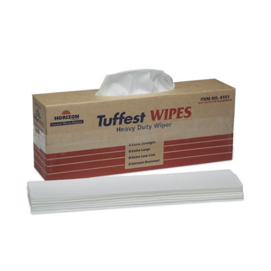 Picture of 7920011800557, SKILCRAFT, Total Wipes II Cleaning Towel, 1-Ply, 16.75 x 19.5, White, 800/Box