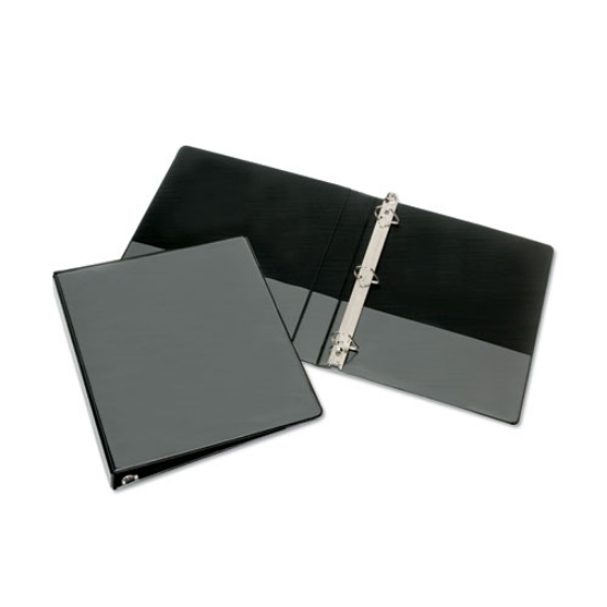 Picture of 7510014208078 Skilcraft Slant D-Ring View Binder, 3 Rings, 1" Capacity, 11 X 8.5, Black