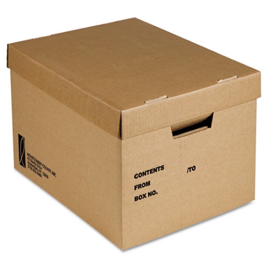 Picture of 8115014554036 Skilcraft File Storage Box, Letter Files, 12" X 15" X 10", Kraft, 25/bundle
