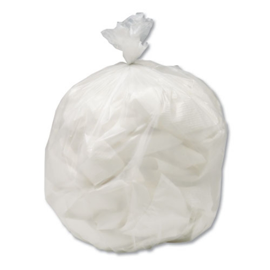 Picture of 8105015604934, Skilcraft Low Density Trash Can Liners, 13 Gal, 0.7 Mil, 24" X 30", White, 120/carton