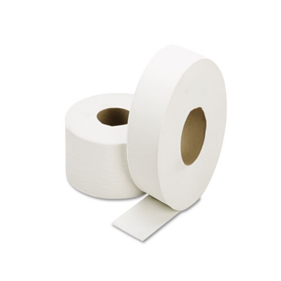Picture of 8540015909072 SKILCRAFT Jumbo Roll Toilet Tissue, 1-Ply, White, 3.7" x 2,000 ft, 12/Box