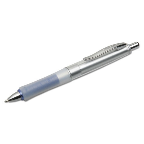 Picture of 7520016296577 Skilcraft Writebalance Wide Body Ballpoint Pen, Retractable, Medium 1 Mm, Blue Ink, Silver Barrel