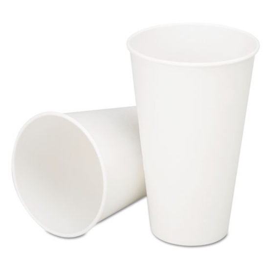 Picture of 7530006414592, Skilcraft, Cold Beverage Cups, 12 Oz, White With Logo, 2,500/box