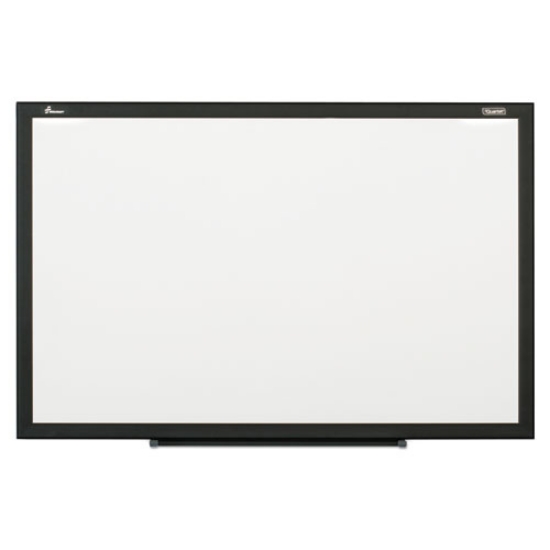 Picture of 7110016511292 SKILCRAFT Quartet Magnetic Steel Dry Erase Board, 60 x 36, White Surface, Black Aluminum Frame