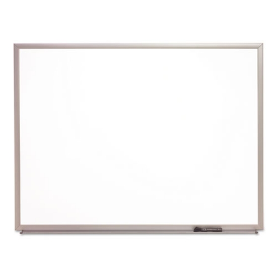 Picture of 7110016511297 SKILCRAFT Quartet Magnetic Dry Erase Board, 36 x 24, White Surface, Silver Brushed Aluminum Frame