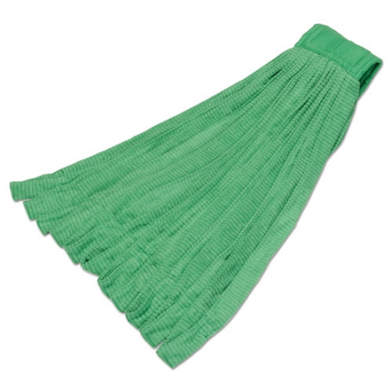 Picture of 7920016601490, Skilcraft, Microfiber Tube Mop Heads, Green, 7.5" Headband