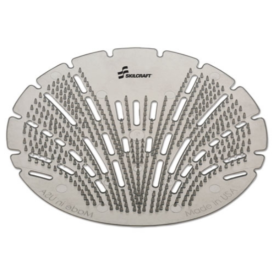 Picture of 6840016660471 Skilcraft 3d Urinal Screen Deodorizer, Melon Mist Scent, 1.25 Lbs, Gray, 10/box