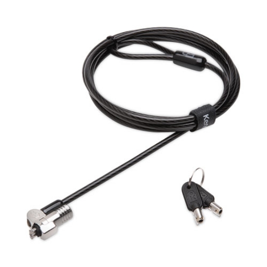 Picture of 5340016952544, SKILCRAFT Kensington Nano Keyed Computer Lock, 6 ft Carbon Steel Cable, Black